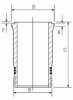 GOETZE ENGINE 14-450630-00 Cylinder Sleeve